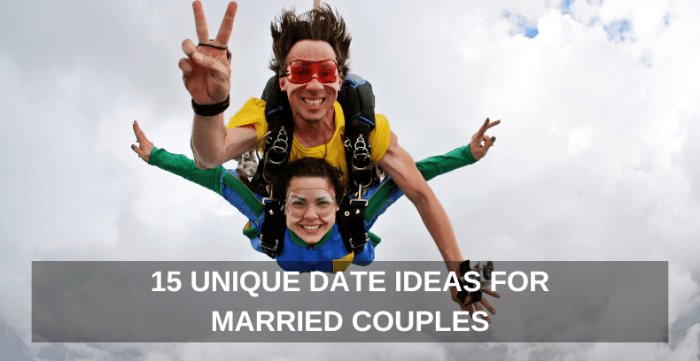 13 Creative Date Ideas for Married Couples (Add SPICE back, Tonight ...